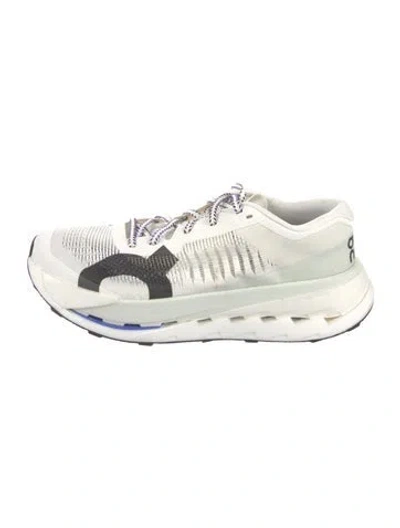 Pre-owned On Mesh Printed Athletic Sneakers In White
