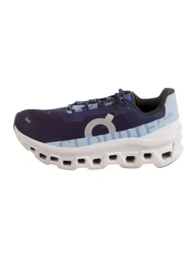 Pre-owned On Mesh Printed Sneakers In Blue