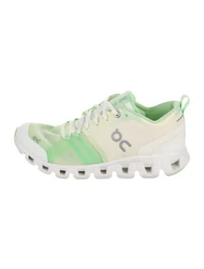 Pre-owned On Mesh Printed Sneakers In White