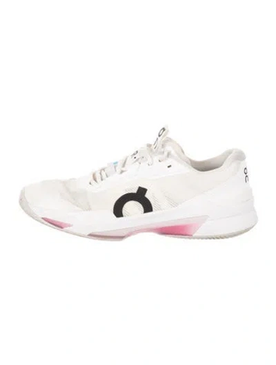 Pre-owned On Mesh Printed Sneakers In White