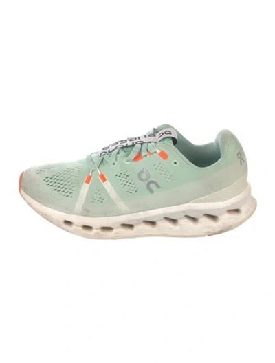 Pre-owned On Mesh Sneakers In Green