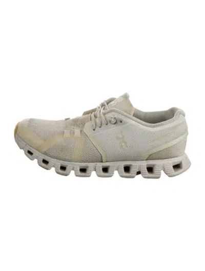 Pre-owned On Mesh Sneakers In Neutral