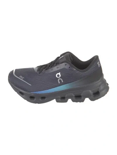 Pre-owned On Mesh Striped Athletic Sneakers In Grey
