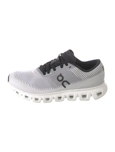 Pre-owned On Mesh Striped Athletic Sneakers In White