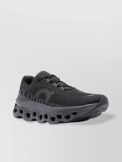 On Mesh Upper Rubber Outsole Sneakers