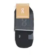 On Mid-length Performance Socks In Black