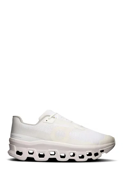 On Running Cloudmster Void Sports Shoe In White