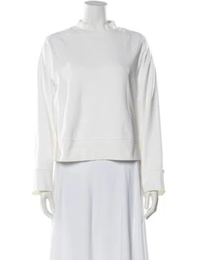 Pre-owned On Mock Neck Sweater In White