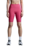 On Studio High Waist Bike Shorts In Pink