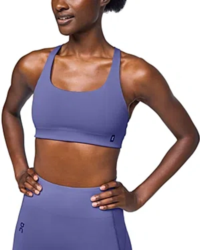 On Movement Sports Bra In Blueberry