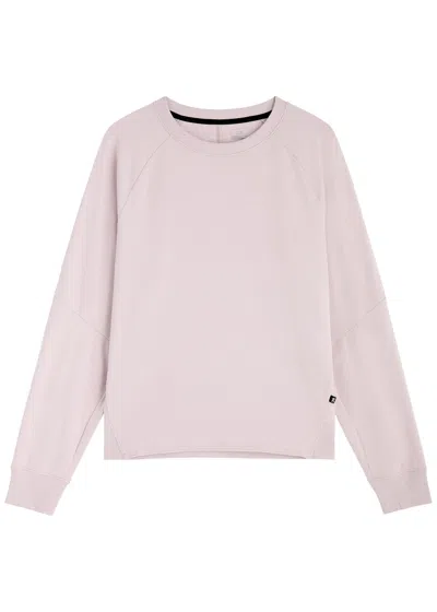On Movement Stretch-jersey Sweatshirt In Grey