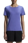 On Movement-t Running T-shirt In Iris