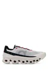 On Multicolor Fabric Cloudmster Sneakers In Frost Black
