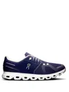 On Running Midnight White Polyester Cloud 6 Sneakers In Blue