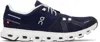 On Breathable Technical Fabric Sneakers With Cushied Sole In Blue