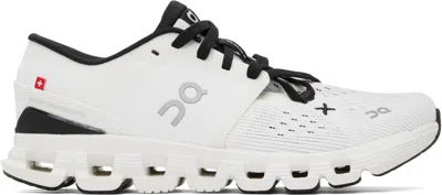 On Off-white Cloud X 4 Sneakers In Ivory | Black