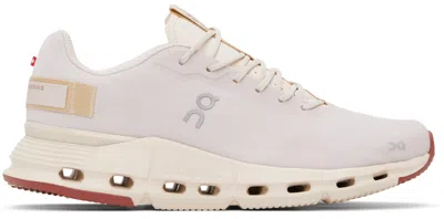 On Off-white Cloudnova Form Trainers In Sand & Mo