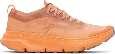 On Cloudsoma Panelled Sneakers In Orange