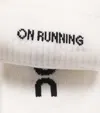 On Organic Cott-blend Core Run Low Socks In White
