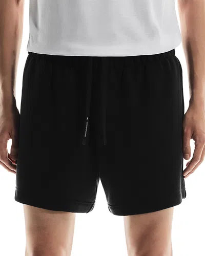 On Oversized Fit Club Shorts In Black