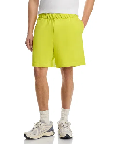 On Oversized Fit Club Shorts In Lime