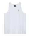 On Pace Crew Neck Vest In White