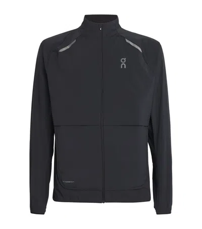 On Packable Insulated Weather Jacket In Black