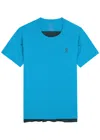 On Performance Colour-block Stretch-jersey T-shirt