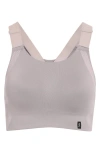 On Performance Flex Sports Bra In Cobble/ Glacier