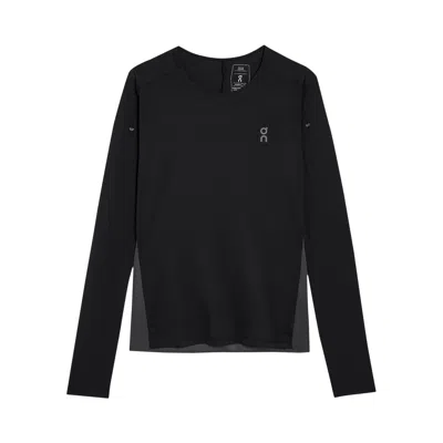 Pre-owned On Performance Lg Tee Eclipse 'black/eclipse' | Women's Size M