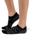 On Ultralight Low No-show Running Socks In Black | Shadow
