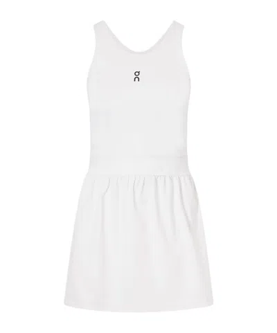 On Performance Recycled Stretch Tennis Dress In White