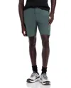 On 2-in-1 Hybrid Performance Shorts In Lead