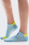 On Performance Run Ankle Socks In Wash/lime