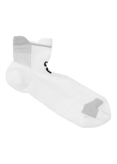 On Performance Run Nyl-blend Socks In White