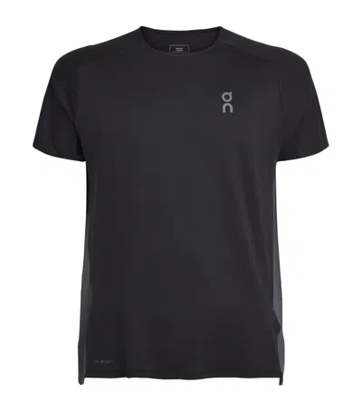 On Performance Running T-shirt In Black