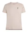 On Performance Running T-shirt In Beige