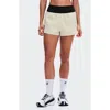 On Highwaist Doublelayer Sports Shorts In Hare