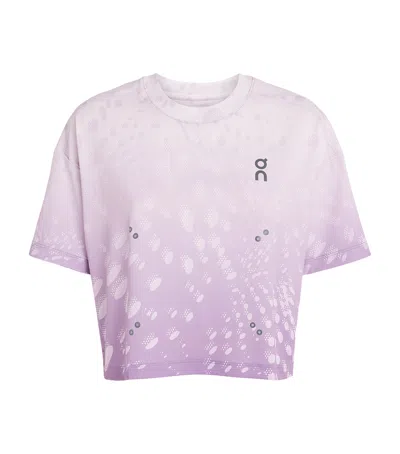 On Performance Volt T-shirt In Purple