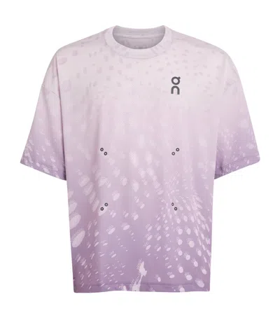 On Performance Volt T-shirt In Purple