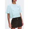 On Performance Volt-t Performance Graphic T-shirt In Blue
