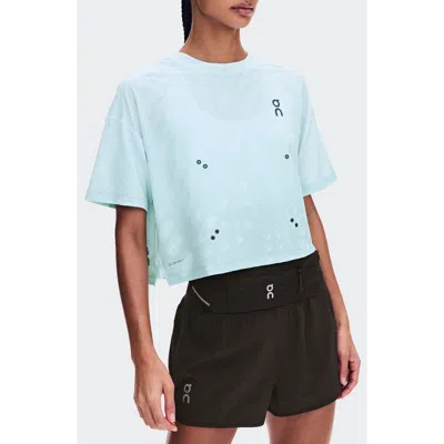 On Performance Volt-t Performance Graphic T-shirt In Blue