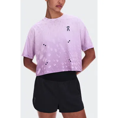 On Performance Volt-t Performance Graphic T-shirt In Purple