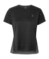 On Performance-t Stretch-mesh T-shirt In Black