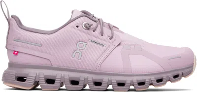 On Pink Cloud 6 Waterproof Sneakers In Purple