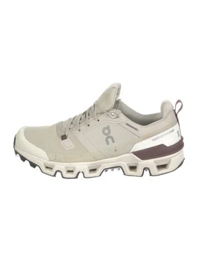 Pre-owned On Printed Athletic Sneakers In White