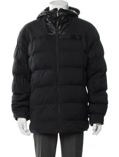 Pre-owned On Puffer Coat In Black