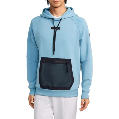 On Pullover Mesh Pocket Hoodie In Coast