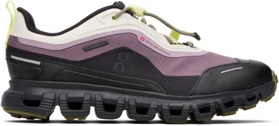 On Cloud 6 Geo Waterproof Rubber-trimmed Mesh Sneakers In Black