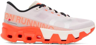 On Purple & Orange Cloudmster Hyper Sneakers In Mauve | Flame